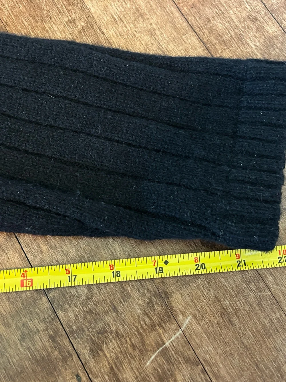 Vintage The North Face 100% Wool Ribbed Knit Sweater Men’s Size XL Black